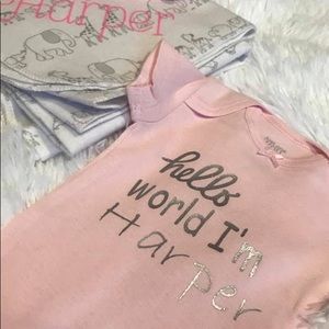 Personalized onesies